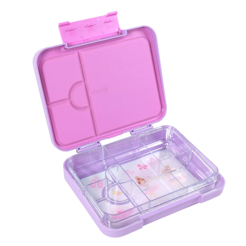 Large Bento Lunchbox - Violet Ballerina