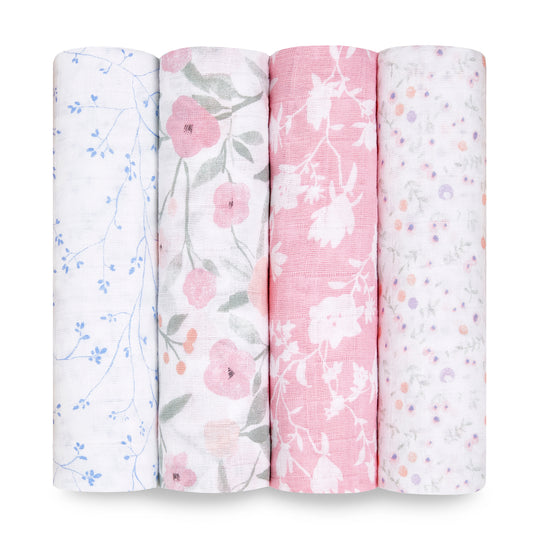 Ma Fleur 4-pack classic swaddles