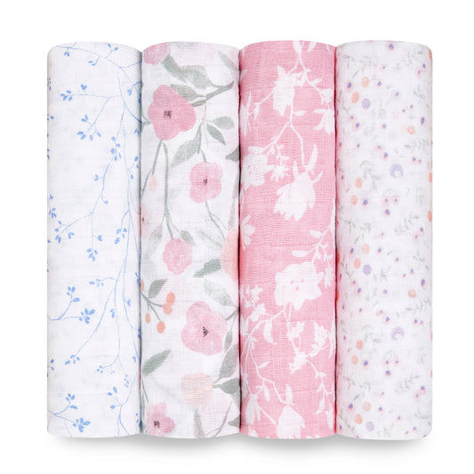 Ma Fleur 4-pack classic swaddles