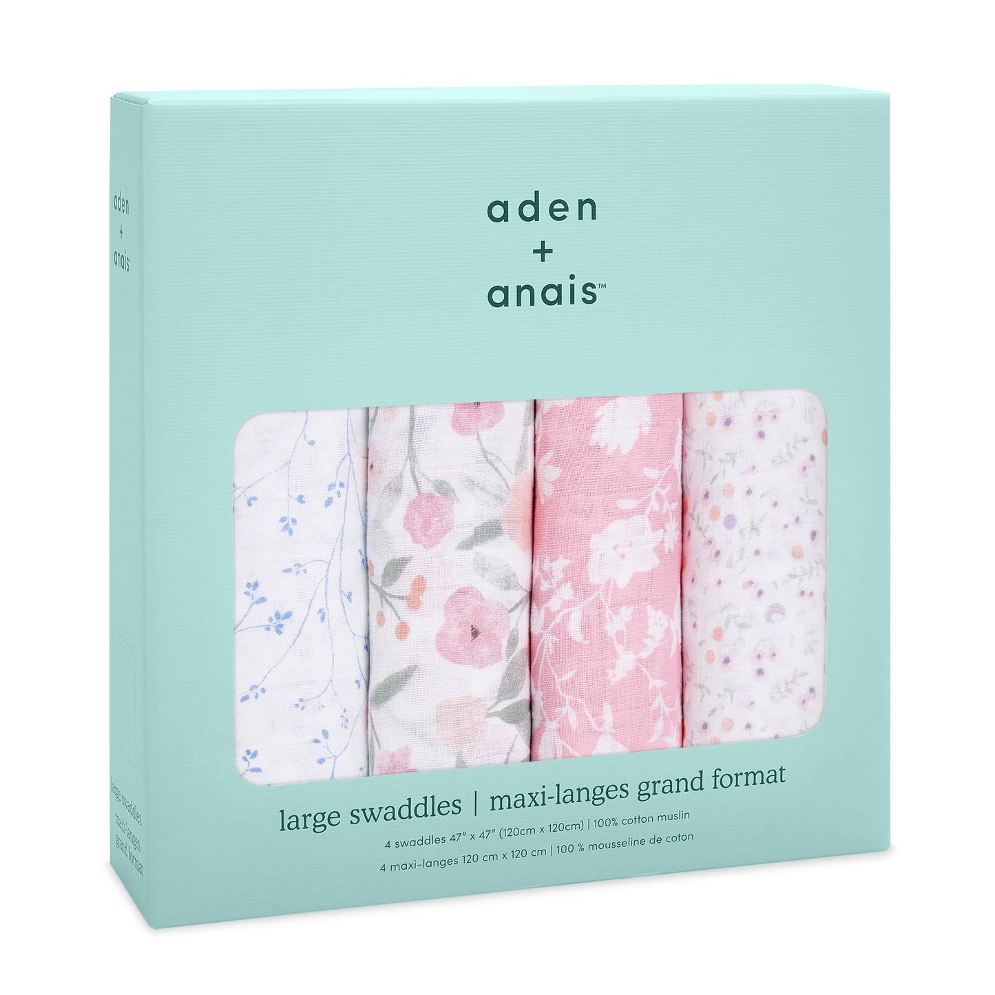 Ma Fleur 4-pack classic swaddles