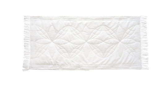 Baby/Toddler Quilted Bath Towel - White