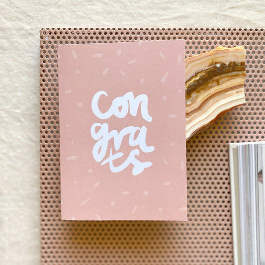 'Congrats' Greeting Card