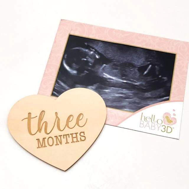 Heart Baby / Pregnancy Milestone Plaques