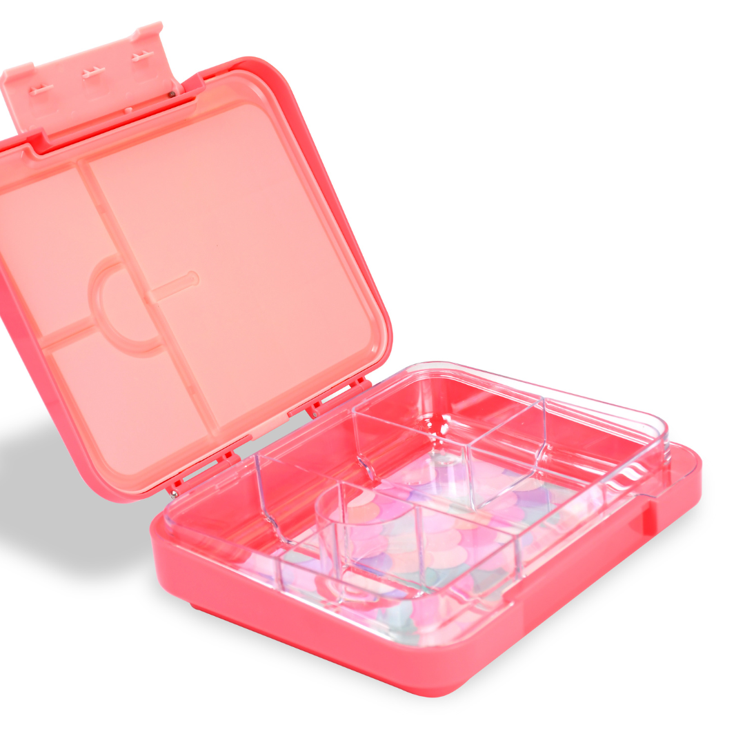 Large Bento Lunchbox - Mermaid Pink