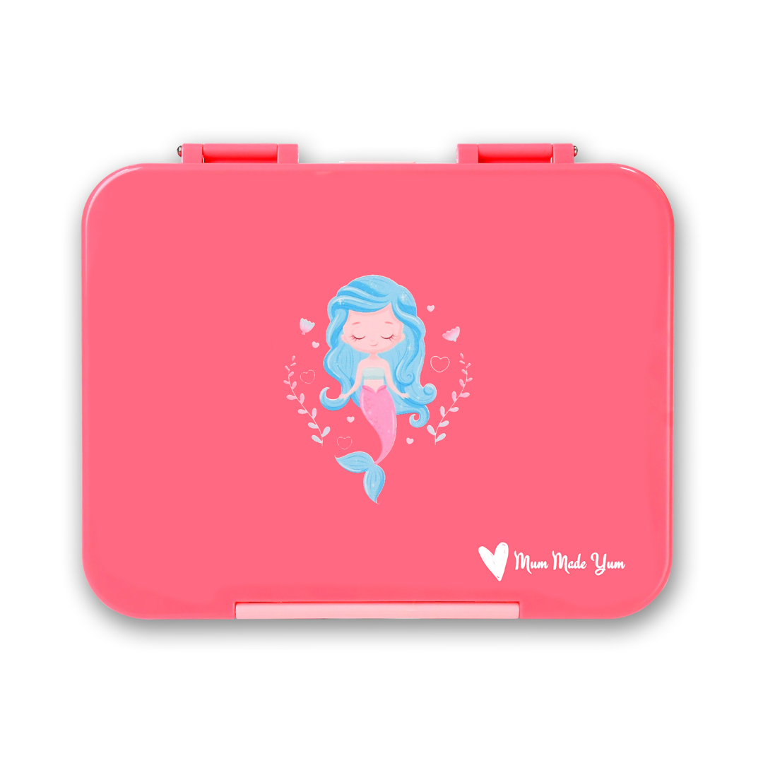 Large Bento Lunchbox - Mermaid Pink