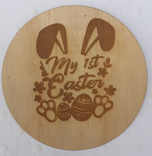 My First Easter Milestone Plaque