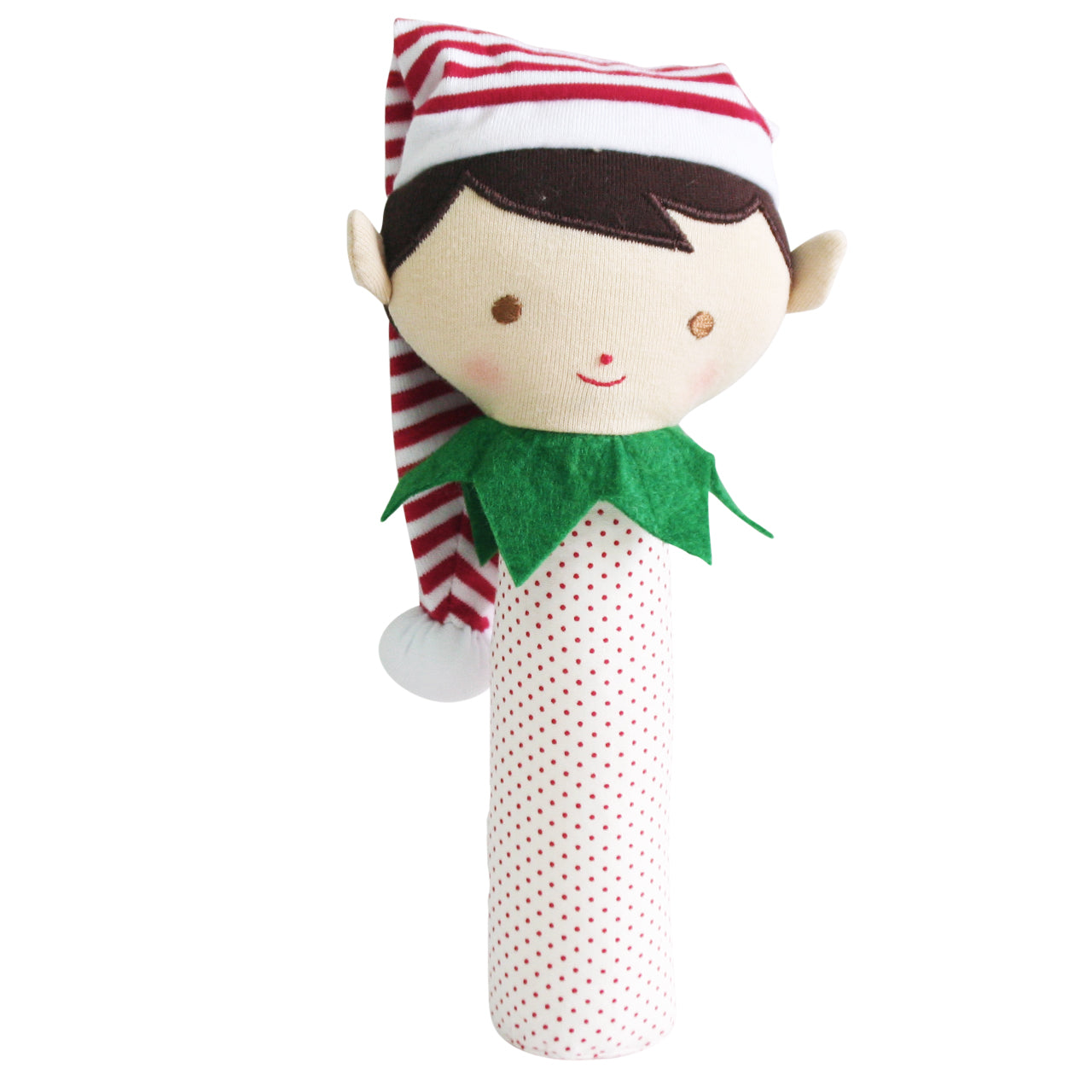 Cheeky Elf Squeaker/Rattle Green