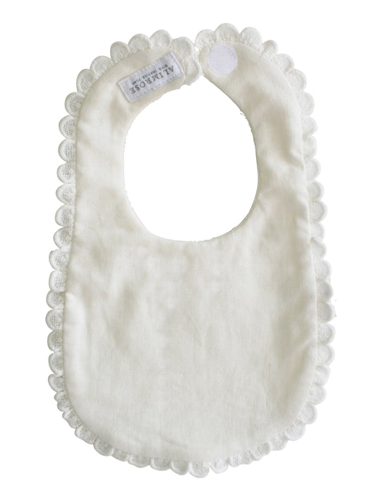 Sophie Bib Ivory Linen