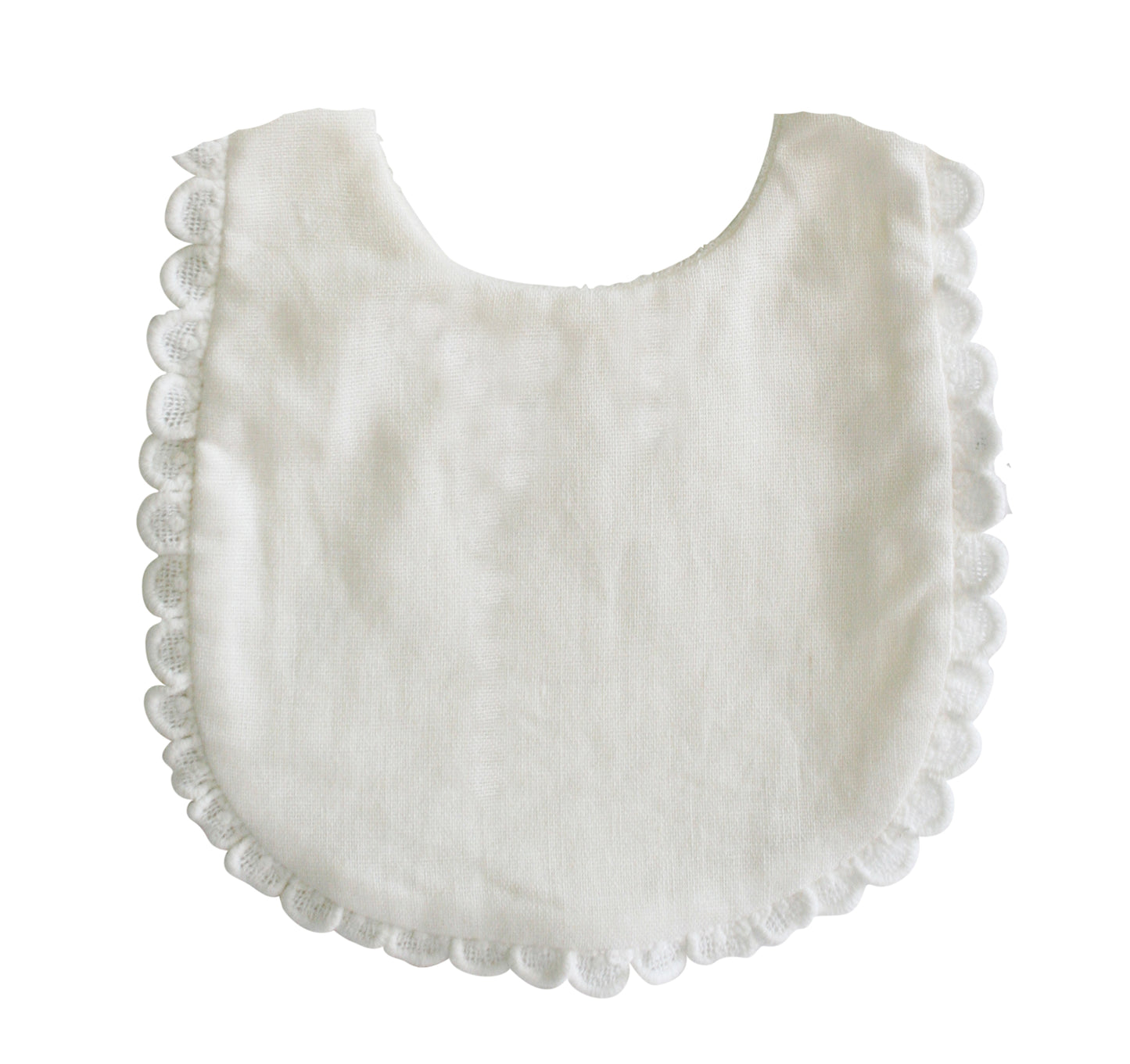 Sophie Bib Ivory Linen