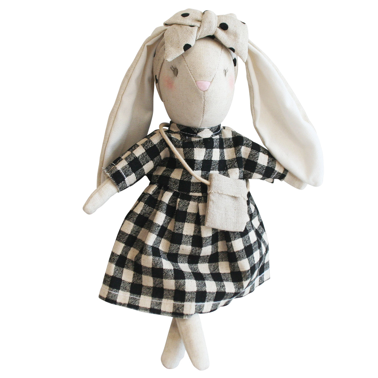 Mini Sofia Bunny Black Check