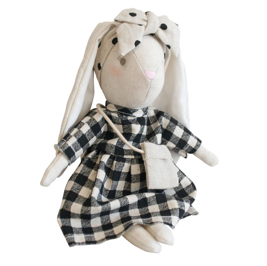 Mini Sofia Bunny Black Check