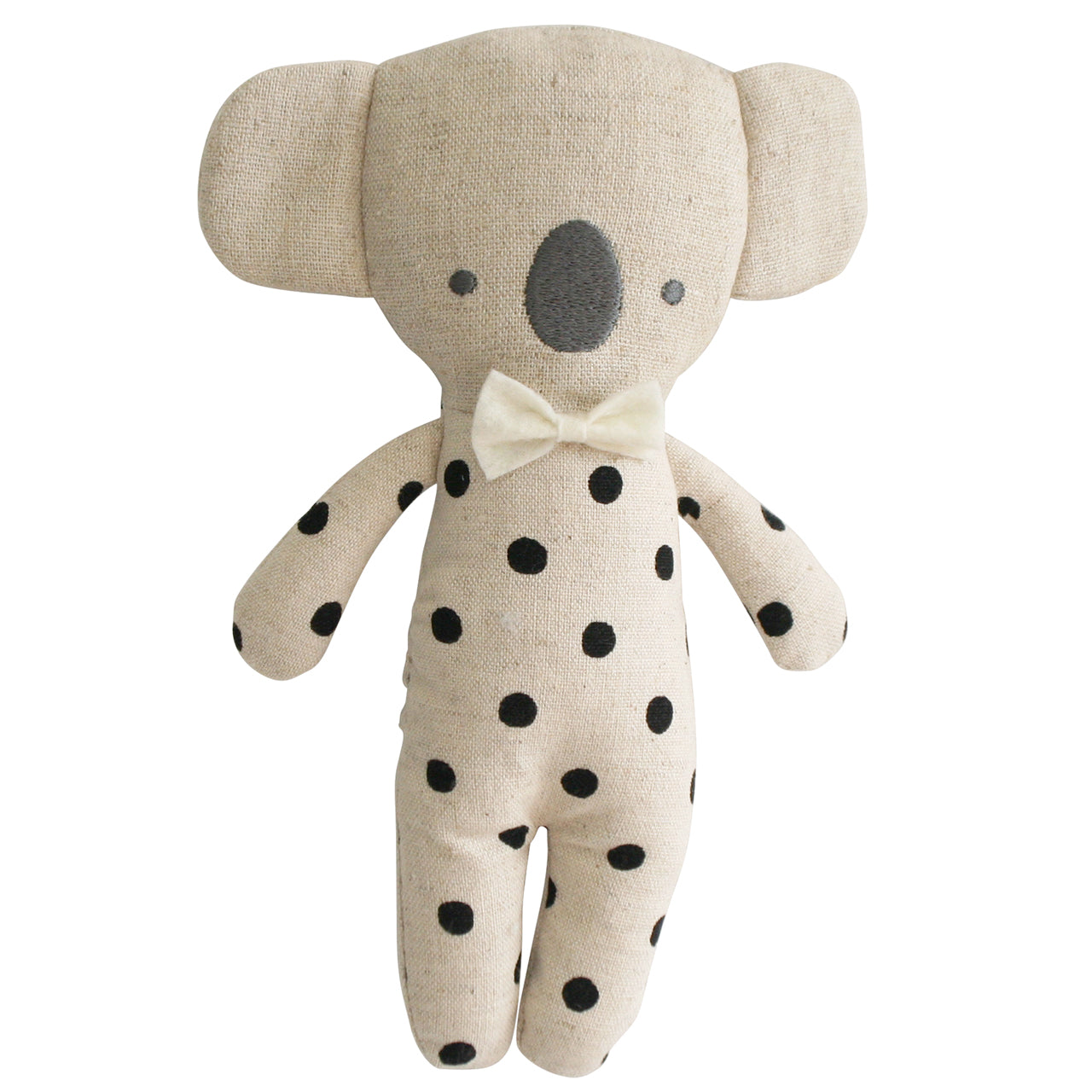 Mini Koala Squeaker 18cm Black Spot