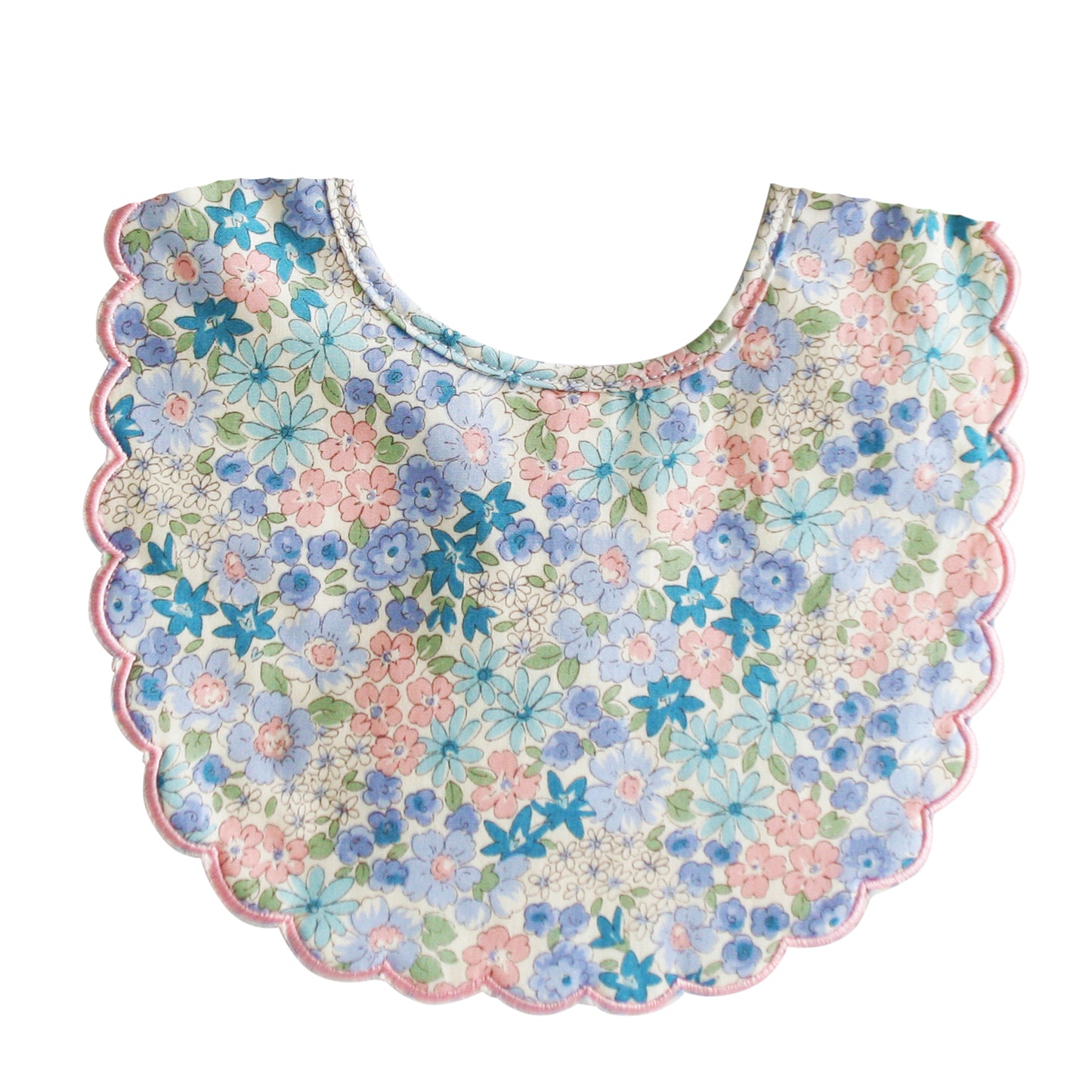 Scallop Bib Liberty Blue