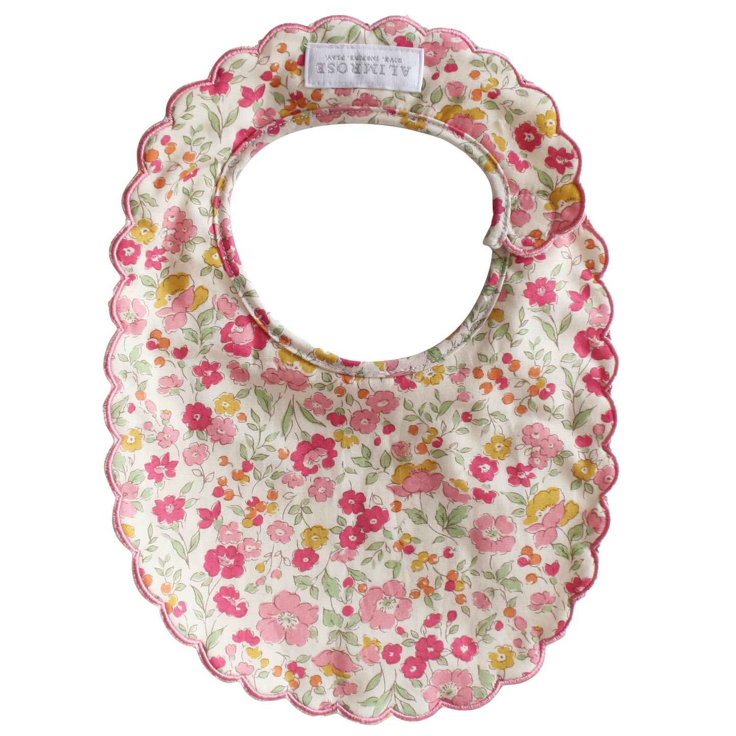 Scallop Bib Rose Garden