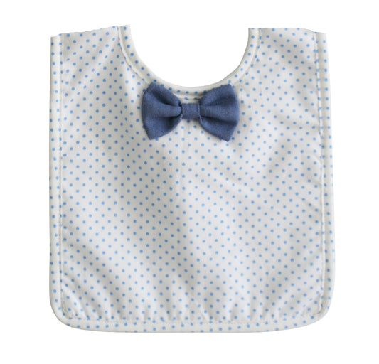 Bow Tie Bib Spot Blue