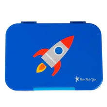 Medium Bento Lunchbox - Blue Rocket