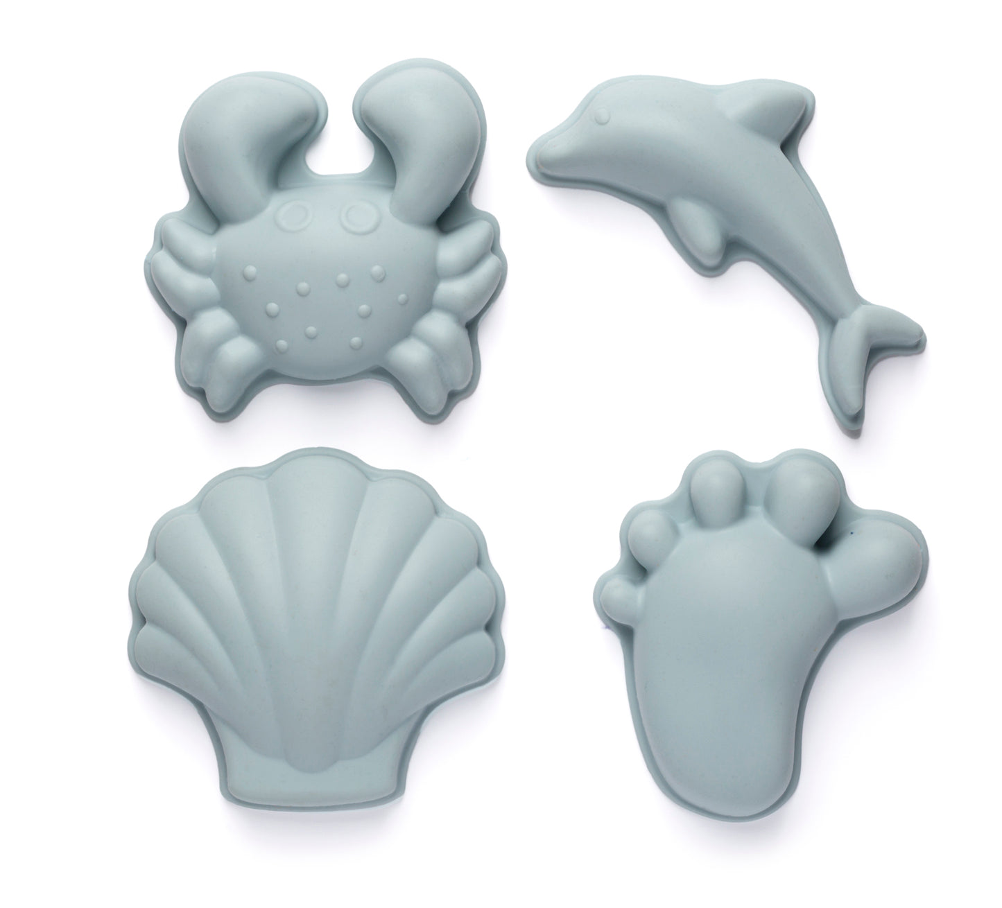 Scrunch Sand Moulds Set Duck Egg Blue